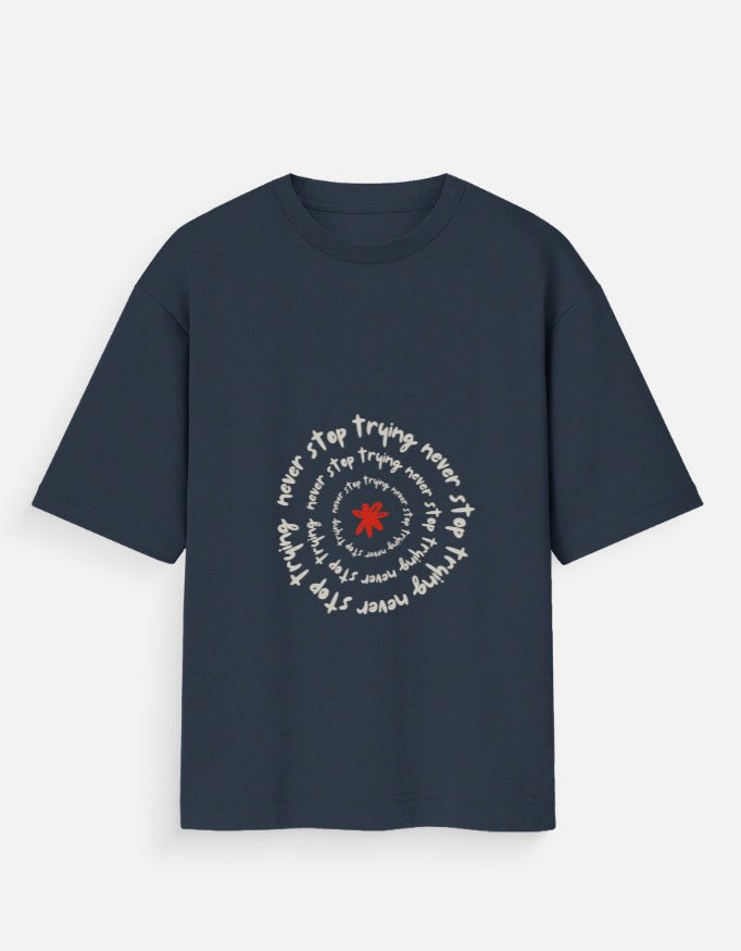 Never Stop Unisex Oversized T-Shirt - WitWear.in -