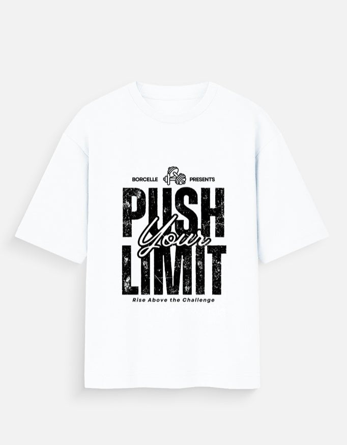 Push Your Limit Unisex Oversized T-Shirt - WitWear.in -