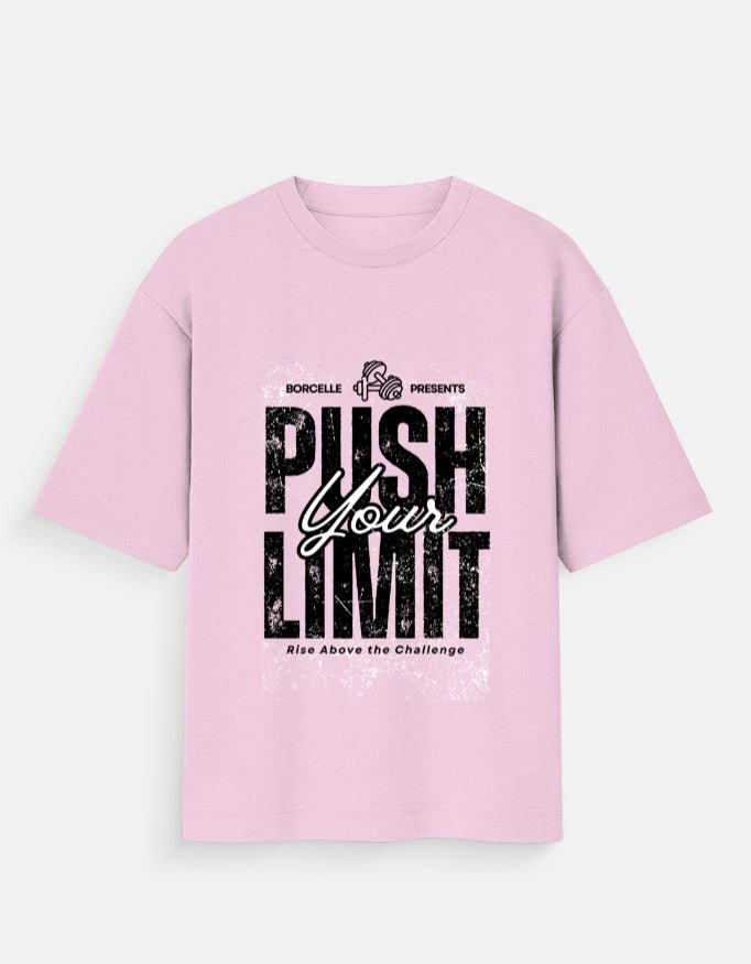Push Your Limit Unisex Oversized T-Shirt - WitWear.in -