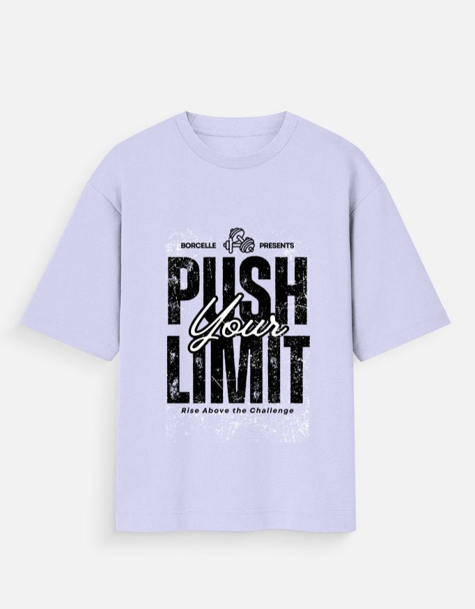 Push Your Limit Unisex Oversized T-Shirt - WitWear.in -
