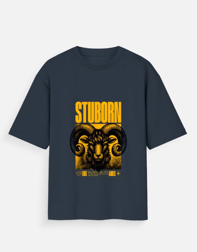 STUBORN Unisex Oversized T-Shirt - WitWear.in -