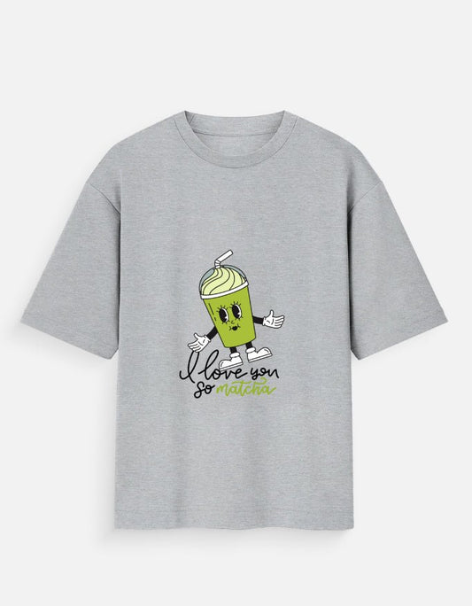 MATCHA Unisex Oversized T-Shirt - WitWear.in - 