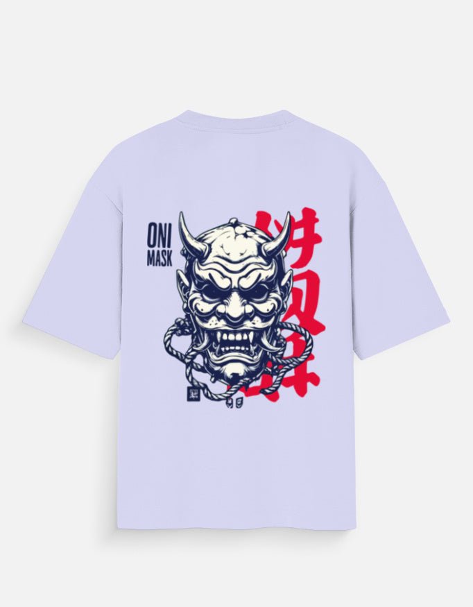 Oni Mask Unisex Oversized T-Shirt - WitWear.in - 