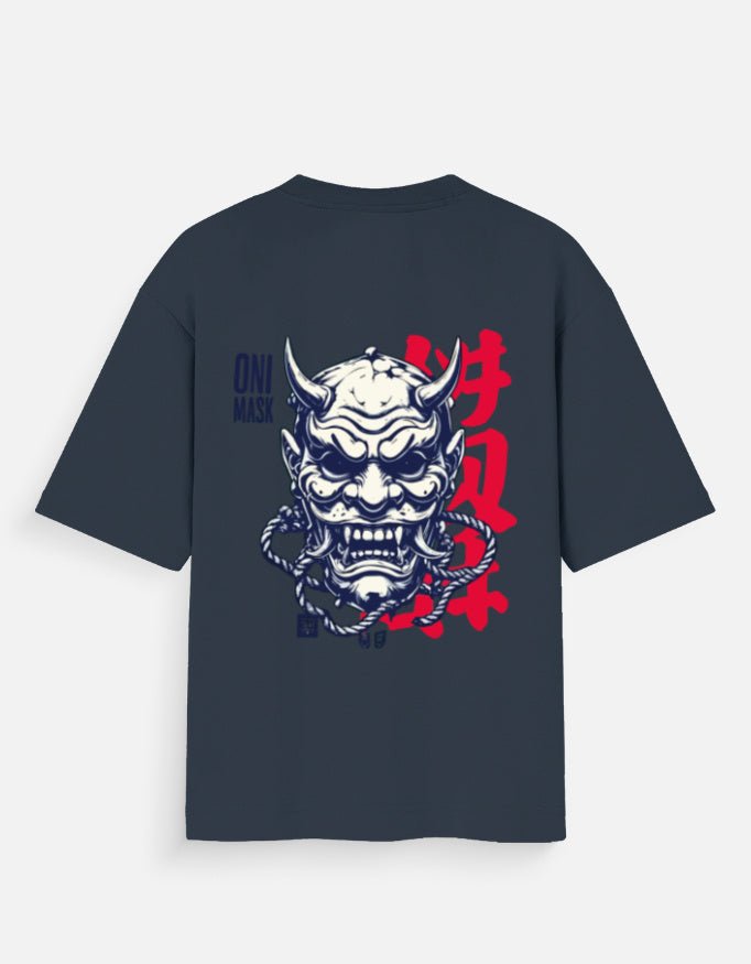 Oni Mask Unisex Oversized T-Shirt - WitWear.in - 