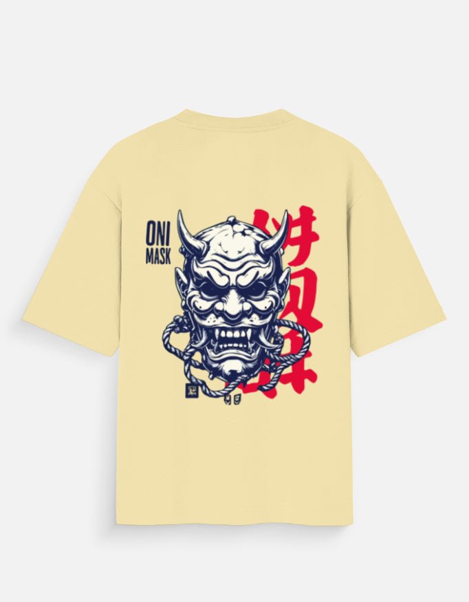 Oni Mask Unisex Oversized T-Shirt - WitWear.in - 
