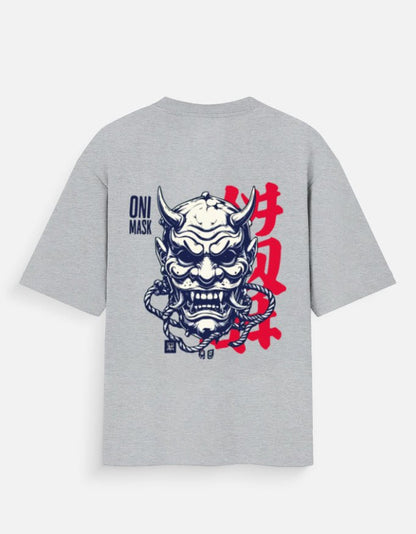Oni Mask Unisex Oversized T-Shirt - WitWear.in - 