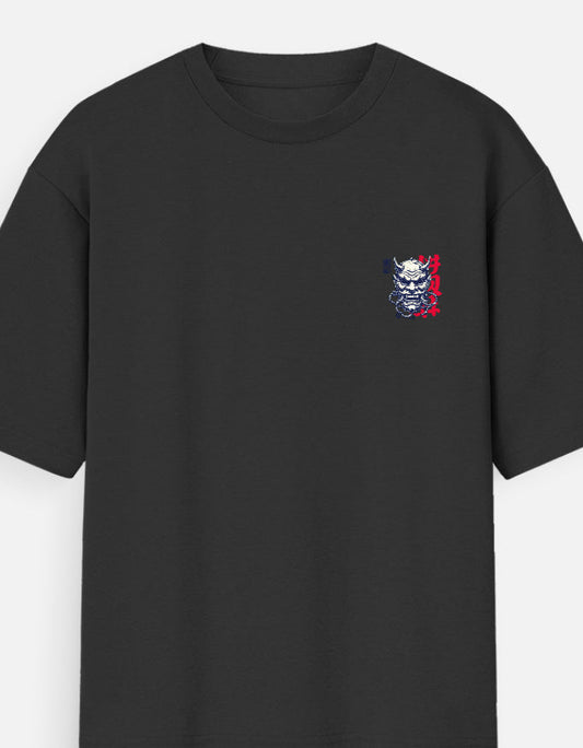 Oni Mask Unisex Oversized T-Shirt - WitWear.in - 