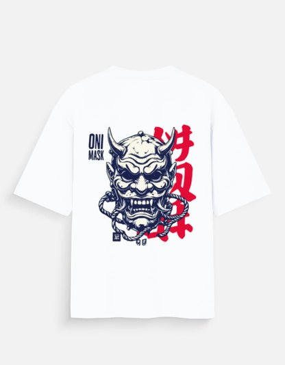 Oni Mask Unisex Oversized T-Shirt - WitWear.in - 