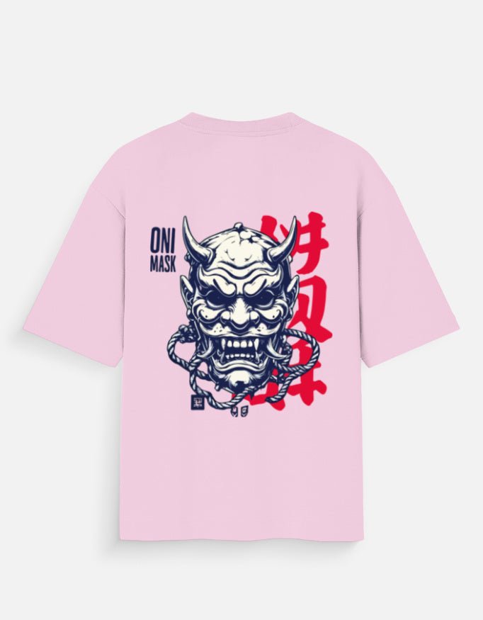 Oni Mask Unisex Oversized T-Shirt - WitWear.in - 