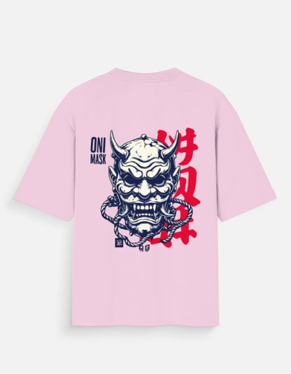Oni Mask Unisex Oversized T-Shirt - WitWear.in - 
