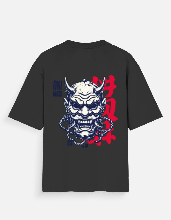 Oni Mask Unisex Oversized T-Shirt - WitWear.in - 