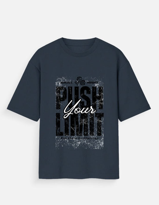 Push Your Limit Unisex Oversized T-Shirt - WitWear.in - 