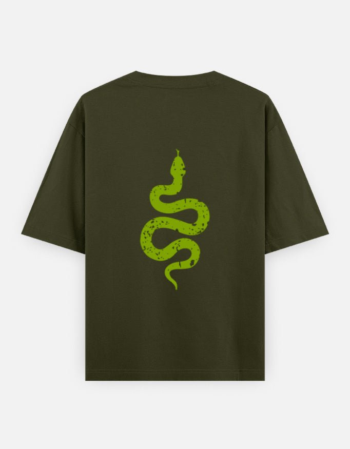 SNAKE Oversized T-Shirt - WitWear.in - 