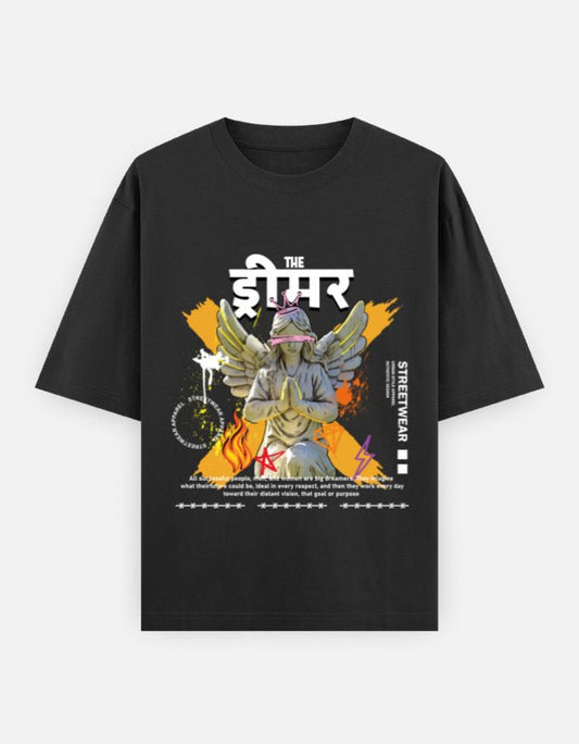 The Dreamer Unisex Oversized T-Shirt - WitWear.in - 